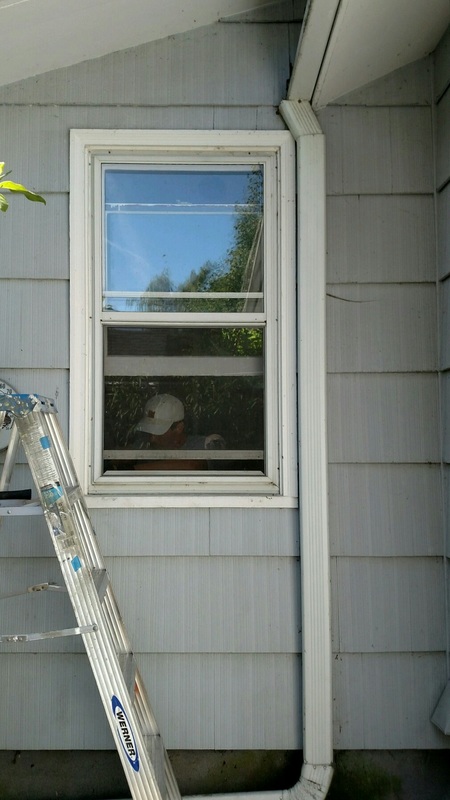 This window will be changed to a door by West Coast Restoration